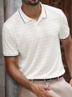 ⁦قميص رجالي بولو بأكمام قصيرة⁩ - الصورة ⁦24⁩