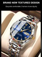 ⁦ساعة فضية للرجال كاجوال⁩ - الصورة ⁦4⁩