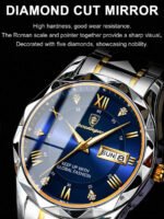 ⁦ساعة فضية للرجال كاجوال⁩ - الصورة ⁦8⁩