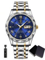 ⁦ساعة فضية للرجال كاجوال⁩ - الصورة ⁦12⁩